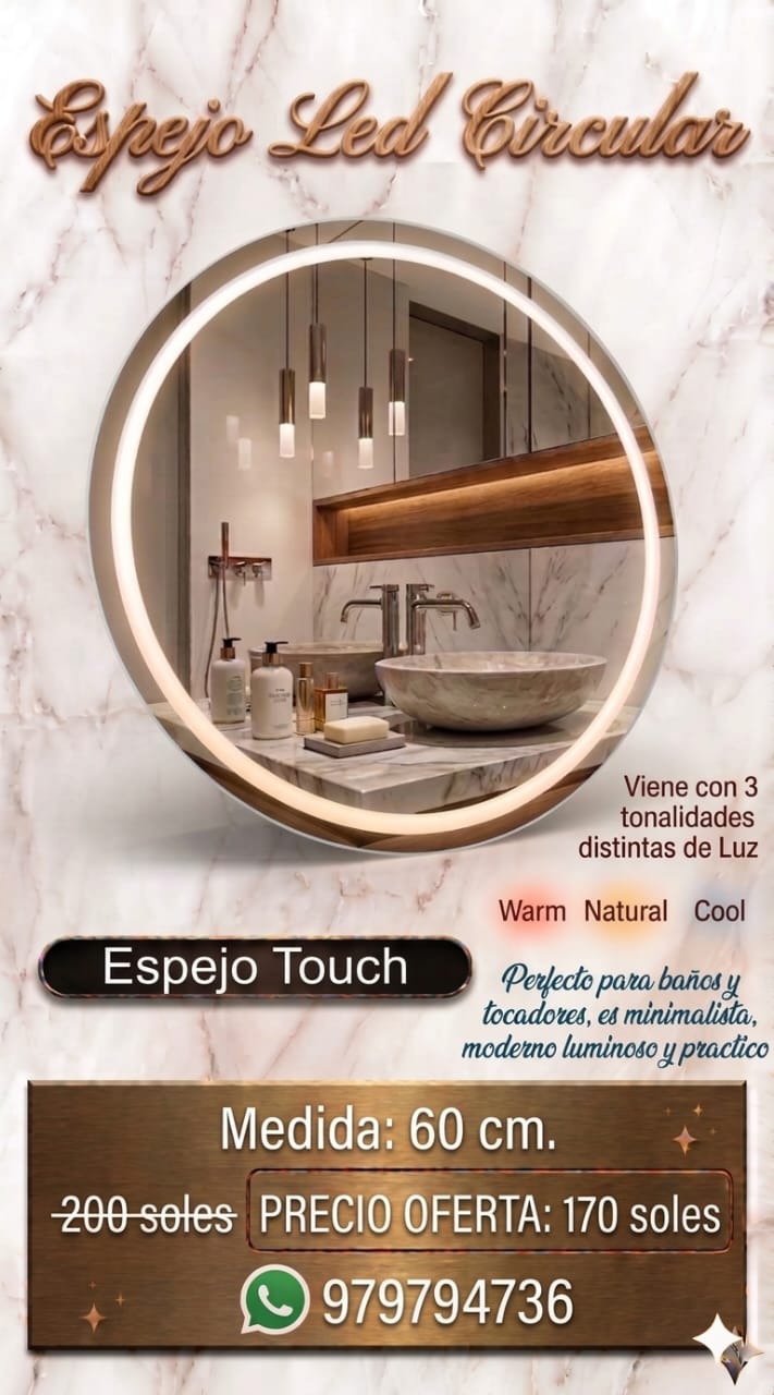 Espejo LED