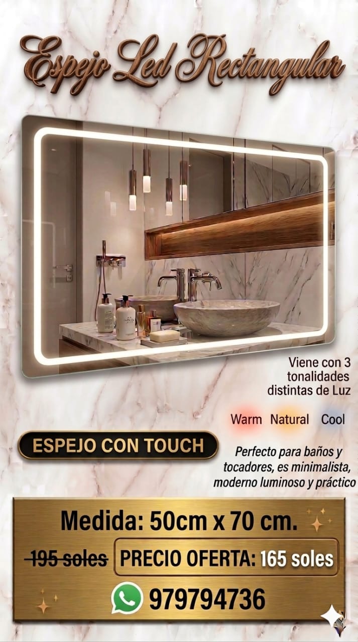Espejo LED